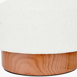 Pacific Lifestyle Wood Effect Textured Ceramic Table Lamp - thumbnail 4