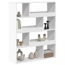 Berkfield Room Divider White 100X33X125.5 Cm Engineered Wood - thumbnail 3