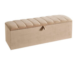 Divan Base Direct Altair Ottoman Storage Box 6Ft Super King - Plush Velvet Beige - thumbnail 6