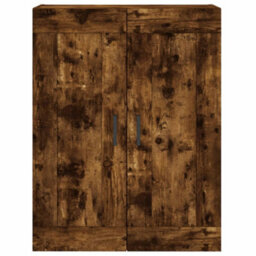 Berkfield Wall Mounted Cabinet Smoked Oak 69.5X34X90 Cm Engineered Wood - thumbnail 6