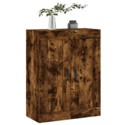 Berkfield Wall Mounted Cabinet Smoked Oak 69.5X34X90 Cm Engineered Wood - thumbnail 4