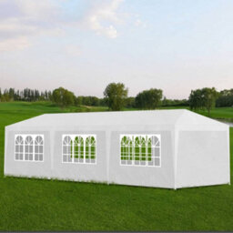 Walplus Party Tent Garden Gazebo Canopy 3X9 M White - thumbnail 1