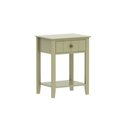 Melody Maison Sage Green 6 Drawer Chest Of Drawers & Pair Of One Drawer Bedside Tables - Padstowe Sage Green Range - thumbnail 8