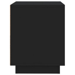 Vidaxl Bedside Cabinets 2 Pcs Black 44X35X45 Cm Engineered Wood - thumbnail 8