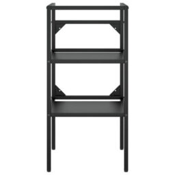 Berkfield Bathroom Washbasin Frame Black 40X38X83 Cm Iron - thumbnail 3