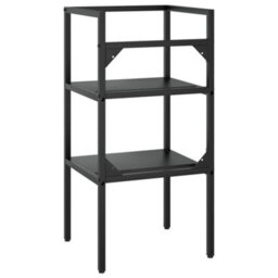 Berkfield Bathroom Washbasin Frame Black 40X38X83 Cm Iron - thumbnail 5