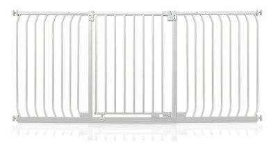 Safetots Elite Pressure Safety Gate, 188Cm - 197Cm, Matt White, Pressure Fit Stair Gate - image 1