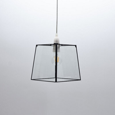 Pagazzi Lighting Pagazzi Sable Matte Black Glass Easy-Fit Pendant - image 1