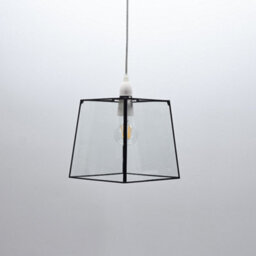 Pagazzi Lighting Pagazzi Sable Matte Black Glass Easy-Fit Pendant - thumbnail 2