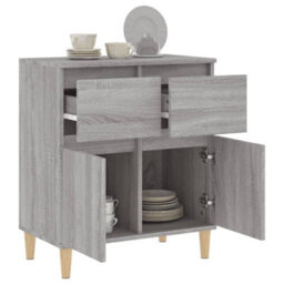 Berkfield Elegant Sideboard Grey Sonoma 60X35X70 Cm Engineered Wood - thumbnail 5