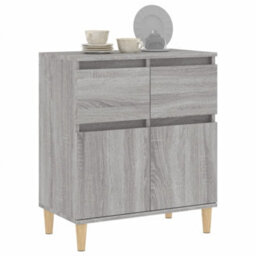 Berkfield Elegant Sideboard Grey Sonoma 60X35X70 Cm Engineered Wood - thumbnail 4