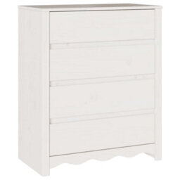 Walplus Chest Of Drawers With Drawer Drammen White 76.5 X 40 X 91 Cm - thumbnail 2