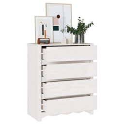 Walplus Chest Of Drawers With Drawer Drammen White 76.5 X 40 X 91 Cm - thumbnail 3