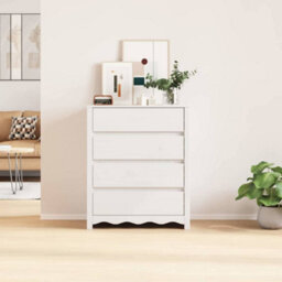 Walplus Chest Of Drawers With Drawer Drammen White 76.5 X 40 X 91 Cm - thumbnail 4