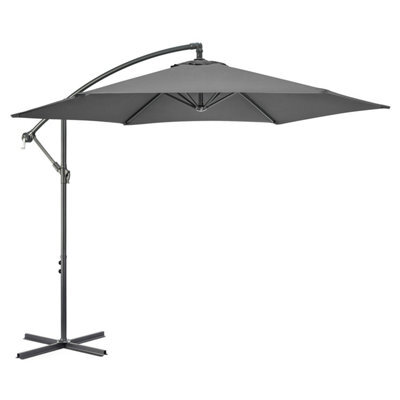 Christow 3M Banana Parasol With Crank & Locking Lever - image 1