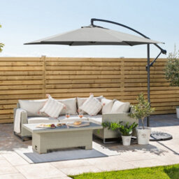 Christow 3M Banana Parasol With Crank & Locking Lever - thumbnail 2