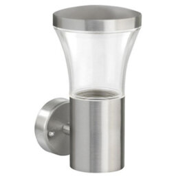 Long Life Lamps Company Modern Led Single Outdoor Wall Light Stainless Steel Zlc337 With 5W Led Candle Ww - thumbnail 3
