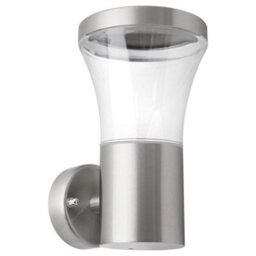 Long Life Lamps Company Modern Led Single Outdoor Wall Light Stainless Steel Zlc337 With 5W Led Candle Ww - thumbnail 4