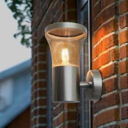 Long Life Lamps Company Modern Led Single Outdoor Wall Light Stainless Steel Zlc337 With 5W Led Candle Ww - thumbnail 8