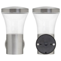 Long Life Lamps Company Modern Led Single Outdoor Wall Light Stainless Steel Zlc337 With 5W Led Candle Ww - thumbnail 6