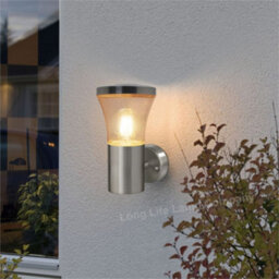 Long Life Lamps Company Modern Led Single Outdoor Wall Light Stainless Steel Zlc337 With 5W Led Candle Ww - thumbnail 9