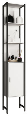 Vcm Bathroom Furniture Bathroom Cabinet High Cabinet Edino - image 1