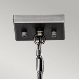 Luminosa Lighting Elstead Louvre 4 Light Pendant Gunmetal Paint Finish - thumbnail 5