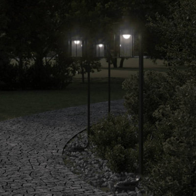 Outdoor Floor Lamp Black 100 Cm Stainless Steel - image 1