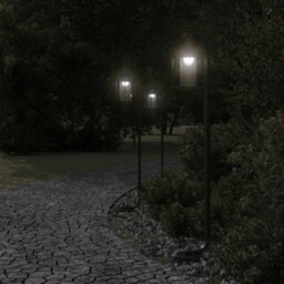 Outdoor Floor Lamp Black 100 Cm Stainless Steel - thumbnail 3