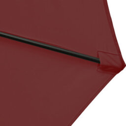 VRUC 3M Wine Red Cantilever Banana Parasol Umbrella Garden Patio Outdoor Sun Shade With Base Weights - thumbnail 4