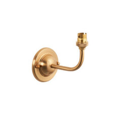 Loops Elegant Dimmable Wall Light In Brushed Aged Brass With Classic Arc Arm Design For Stylish Home Decor