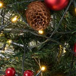 Living And Home Luxury Artificial Christmas Tree With Double-Flowering Pine Needles, 30Cm W X 68Cm H - thumbnail 5
