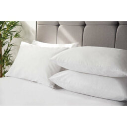 Belledorm Percale Housewife Pillowcase (Pack Of 4) White (51Cm X 76Cm) - thumbnail 2