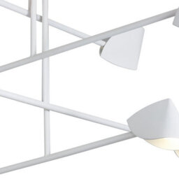 Luminosa Lighting Luminosa Capuccina 8 Light Fixed Pendant, 61.5W Led, 3000K, 4000Lm, White, 3Yrs Warranty - thumbnail 5