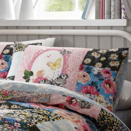 Gc Gaveno Cavailia Flower Kingdom Duvet Cover Bedding Set Multi Double 3Pc With Flowers Printed Quilt Cover - thumbnail 2