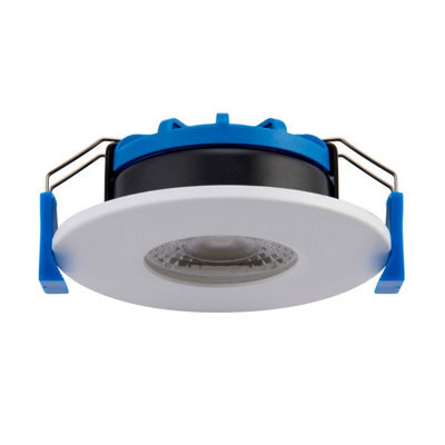 Luminosa Lighting Luminosa Shieldslim Ip65 7W Recessed Downlight Matt White Paint Ip65 - image 1
