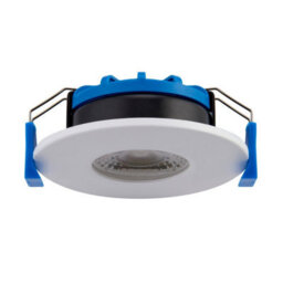 Luminosa Lighting Luminosa Shieldslim Ip65 7W Recessed Downlight Matt White Paint Ip65 - thumbnail 1