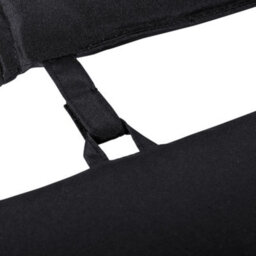 Outsunny Garden Sun Lounger Cushion Only, Recliner Pad With Pillow, Black - thumbnail 9