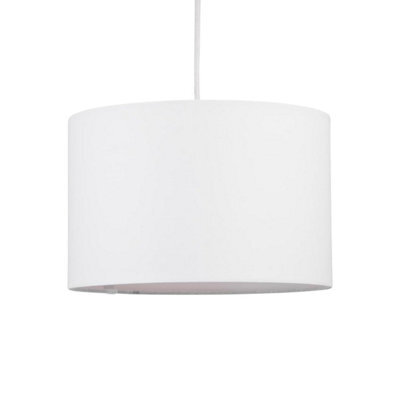 First Choice Lighting White 25Cm Ceiling Light Shade - image 1