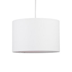 First Choice Lighting White 25Cm Ceiling Light Shade - thumbnail 1