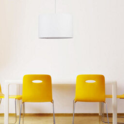 First Choice Lighting White 25Cm Ceiling Light Shade - thumbnail 3