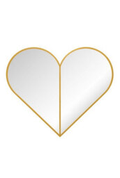 Mirroroutlet The Corde Gold Metal Framed Heart Shaped Garden Mirror 180Cm X 180Cm - thumbnail 4