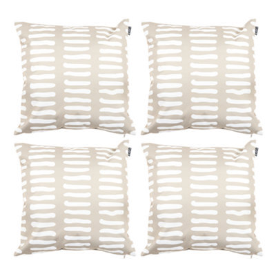 icon Indoor And Outdoor Mark Making Waterproof Filled Cushion 4X Stone - image 1