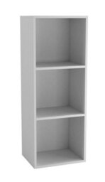 Urbn-Living Urbnliving 30Cm Height White 3 Tier Wooden Bookcase Shelving Display Storage Shelf Unit Wood - thumbnail 3
