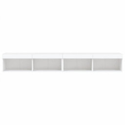 Berkfield Tv Cabinets With Led Lights 2 Pcs White 100X30X30 Cm - thumbnail 8