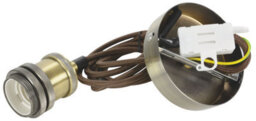 Netagon Modern Retro Vintage Industrial Pendant Ceiling Light Lamp - Antique Brass - thumbnail 3