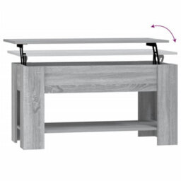Vidaxl Coffee Table Grey Sonoma 101X49X52 Cm Engineered Wood - thumbnail 6