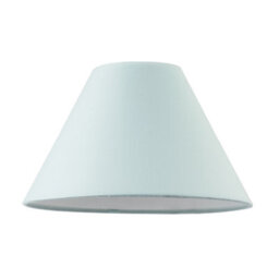 Happy Homewares 10 Inch Duck Egg Cotton Coolie Lampshade For Table Lamp Or Pendant
