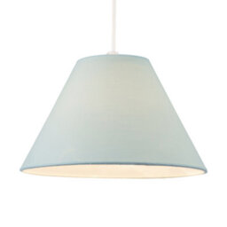 Happy Homewares 10 Inch Duck Egg Cotton Coolie Lampshade For Table Lamp Or Pendant - thumbnail 2