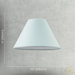 Happy Homewares 10 Inch Duck Egg Cotton Coolie Lampshade For Table Lamp Or Pendant - thumbnail 7